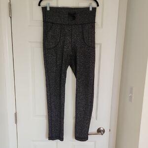 Lululemon Skinny Will Pant Size 10 Giant Herringbone Black Heathered Black